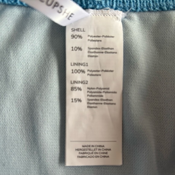 Cupshe Blue Bikini Bottom size OX New - Picture 4 of 6